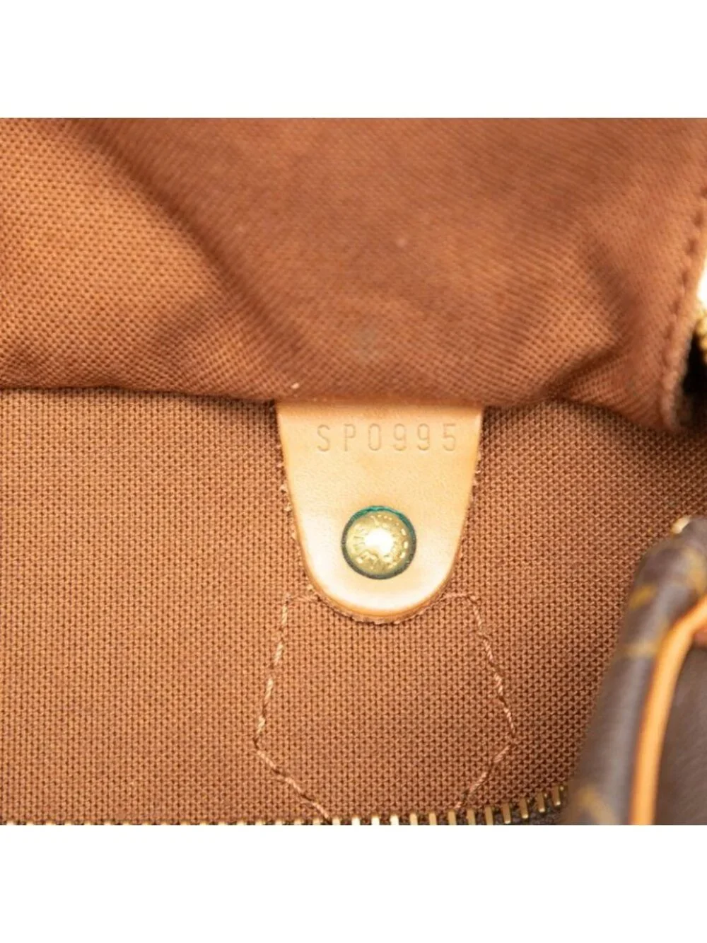 Louis Vuitton Monogram Speedy 25 Mini Boston Bag Brown Leather